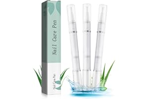 ROWPHYA 3 Stück Nail Care Pen, Nagel Behandlungs Stift, Nail Care Pens, Nagelöl Stift,Ernährung Öl Stift, Nail Care Pen Mit Teebaumöl, Vitamin E & Aloe Vera