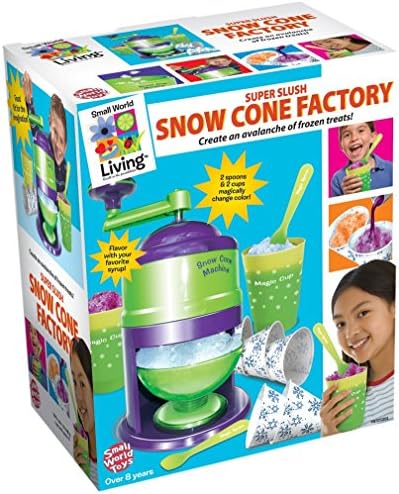 New for 2015 Little Chefs Make Your Own Super Slush Snow Cone Factory - Budding Cooks - Real Food Kit Ideal Present Gift for Christmas Xmas Stocking Filler Birthday Easter or Treat Reward or Pocket Money Idea Toys &amp; Games Age 8+ Kids Children Girls Boys