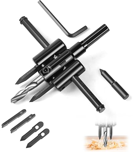 HBM Verstelbare Cirkelsnijder 30 - 120 mm