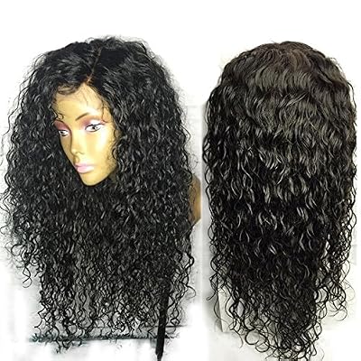 Friya 8A Brazilian Silk Top Full Lace Perruques De Cheveux Humains Deep Curly Silk Base Lace Front Human Hair Wigs Pre Plucked Hairline With Baby Hair Pour Les Femmes Noires (20" 180% Density Silk Top Full Lace Wigs)