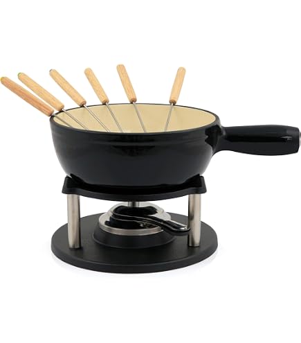 Service à Fondue à Fromage Kela Tessin 10 Pièces Pour 6 Personnes - Céramique Traditionnelle