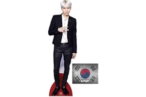 BundleZ-4-FanZ Suga (Min Yoon gi) Bangtan Boys Mini Cardboard Cutout Fan Pack, 90cm x 27cm Includes 8x10 Star Photo
