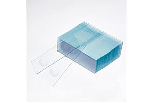 SUPERFINDINGS Vetrini per Microscopio da 20 Pezzo con Doppia Depressione Vetrino Doppio Concavo in Vetro da 76.5x25 mm Vetrini Coprioggetto Rettangolari Pre-Puliti per Forniture di Laboratorio
