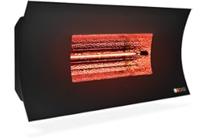 Radialight®️ SQBAL003 Lampada Infrarossi Alogena Esterno OASI HT (2000W) Elettrico Eco Stufa Riscaldatore Risparmio Energetico Protezione Umidità IPX 5
