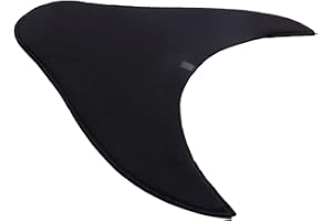 Blanketswarm Palmes de natation sirène pour enfants, design sirène réglable, monopalme d'entraînement pour adultes, équipement de plongée avec tuba professionnel, jouets aquatiques