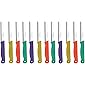 Darkpyro's Multi Purpose 12 psc Heavy Stainless Steel Knives Set with Bushy Type and Perfect Grip Handle(Multi Colour)