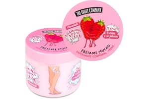 MS MÓVIL SHOP The Fruit Company Exfoliante Corporal de FRESA 400gr | 2 en 1 Exfolia y Enjabona