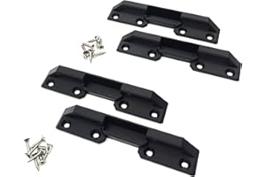 GENERISCH L-BOXX Halter für L BOXX Sortimo | L-SAFE Sicherung Fixierung | Werkzeugkoffer-Fixierung |4 LBOXX Halter zum Aufschrauben mit Befestigungsmaterial