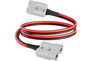 ELFCULB Anderson Verlängerungskabel, 10AWG Anderson Stecker 50A Kabel(60cm)