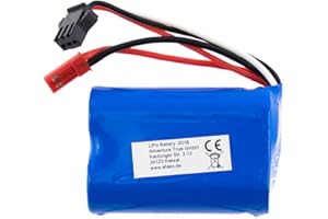 efaso Pièce de Rechange Li-Po Batterie 6,4V 1000 Mah pour WL Jouets A303 A333