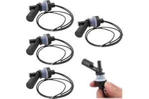 LNGJIN 4Stück Pegelschalter, Seitlich Montierter Horizontaler Schwimmerschalter,Flüssigkeits-Schwimmerschalter-Wasserstandsensor,Flüssigkeit Schwimmerschalte für Tank,für Tank,Pool,horizontal,Aquarium