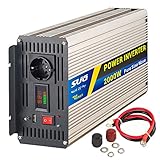 Transfiera 12VDC a 220VAC 230VAC 50Hz, proporciona 2000W de potencia máxima continua de 4000W para su carga.