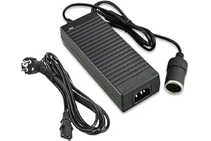 Digit.Tail AC à DC 12V/6A 72W Adaptateur Converter [120V / 127V / 220V / 240V vers 12V] Prise d’Allume-Cigare de Voiture Socket Transformateur Convertisseurs électriques
