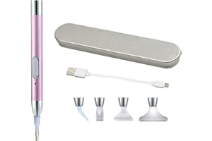 Benoon Lot de 2 stylos de peinture diamant LED rechargeable par USB Violet