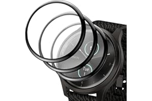 Zerrshoo Screen Protector for Garmin Vivomove Sport/3/3S, Garmin Vivomove Sport/3/3S [Not Tempered Glass Protector] Screen Protector Pack of 3, HD Screen Protector Ultra Thin Soft Film Screen