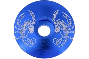 SM SunniMix Bike Headset, Stem Cap Cover for MTB Road Mountain Bicycle - Performance Aluminum Alloy - 1 1/8 inch - Multiple Colors