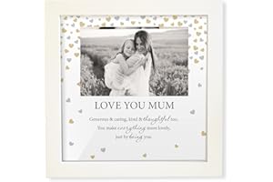 GEMINI GIFTS Mum Picture Frame Photo Frame Gift Present for Birthday Mothers Day or Christmas with Message Verse Words a Special Mum Thoughtful Meaningful Sentimental Keepsake Picture Frame for Mum