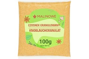 Malinowe CZOSNEK GRANULOWANY SUSZONY 100g Naturalny Aromatyczny