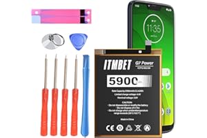 ITMBET [5900mAh] JK50 Lithium-Polymer-Akku für Moto G7 Power, G8 Power lite XT1955, Moto One Power XT1942, Moto E7 Plus XT2081-1, Moto G9 und Moto G9 Play