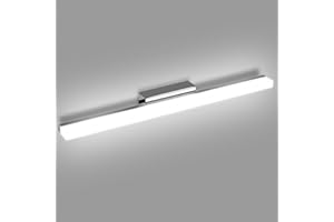 ‎KINGWEN Kingwen LED Spiegelleuchte 60cm 1200LM Badleuchte für Spiegellampe Badezimmer Lampe Schminklicht Wandleuchte Kaltweiß 12W 6000K Badlampe 220V IP44 Wasserdicht