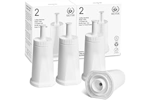 SRJTEK Coffee Machine Water Filter Cartridge - for SES BES008 SES875 SES880 Replacement for 990/980/500/878/875/880/920/810-4 Pack