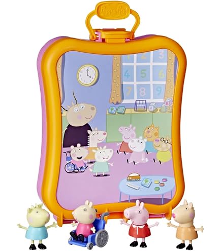 Figurines Peppa Pig - Pack de 4 - Peppa, Maman Pig, Papa Pig et George - A partir de 3 ans Figurines Peppa Pig - Pack de 4 - Peppa, Maman Pig, Papa Pig et George - A partir de 3 ans