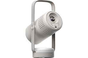 XGIMI Vibe One Batería integrada Proyector 1080p Inteligente Mini portátil, Google TV con Netflix, Sound by JBL, Soporte 160°, 1,2 h de Autonomía, WiFi, Bluetooth, (Nube Ceniza)