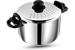 Vinod Stainless Steel Pasta Pot with Strainer lid 4 Litres