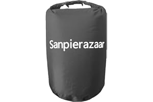 Sanpierazaar Dry Bags Waterproof, Ultralight Dry Sack, 10L/20L/40L/70L Waterproof Bags,Roll Top Sack for Kayaking, Beach, Rafting, Boating, Hiking, Camping,Swimming (Gray, 20L)