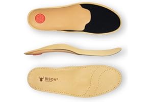 BISON - Solette Scarpe - Comode Plantari Ortopedici Piede Piatto - Plantare Ortopedico - Solette Ortopediche - Plantare Piede Piatto - Suola Scarpe - Suole Scarpe - per Uomo e Donna