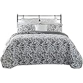 Laura Ashley Home Collection &ccedil;ift taraflı nevresim takımı, uygun yastık kılıflı, her mevsim i&ccedil;in hafif ev dekorasyonu, ikiz, 