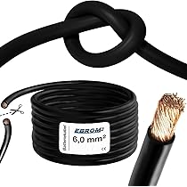 BBA 50 mm² accu kabel flexibel - red 0,5 m
