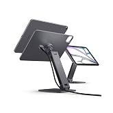 Spigen iPad Air 11" 2026-2025-2024/10.9&rdquo; 2022-2020 MagFit Manyetik Kablosuz Şarj Tablet Standı / 360&deg; D&ouml;nebilen Ayarlanabilir