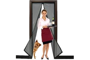 Genius Ideas R 162155 Moustiquaire avec Fermeture aimantée 210 x 99 cm