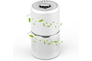 FAHEFANA Purificatore 210 m³/h D'aria per Camera da Letto con Filtro Hepa al 99,95%, Purificatore D'aria Portatile per Odori, Animali Domestici, Polline, ecc(PLUS)