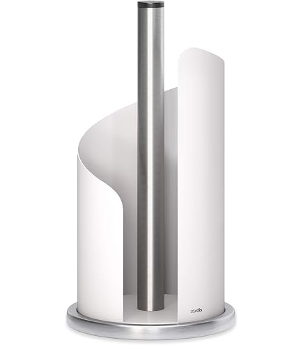 Porte-Ustensiles De Cuisine Rotatif Extra Large - 18cm Base Lestée - Séparateur Amovible