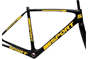 DualColorStampe Lot de 15 autocollants universels pour cadre VTT, protection B0169 (jaune)