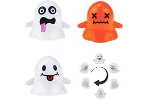 POPOYU 3Pcs Halloween Wind Up Toys,Halloween Novelty Toys for Kids,Small Clockwork Walking Toys.Halloween Crafts for Sweets Treat Bag Stuffers,Halloween Party Bag Fillers,Halloween Games Gifts Prizes