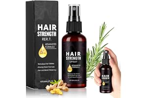 ALIIP Hårväxtserum, Rosmarinolja, Närande Hårbottenbehandling för Uttunnande Hår och Skägg, Lätt Lämningsspray för att Stärka Rötterna, Lätt Icke-Fettig Hårbottenvård, 60 ml