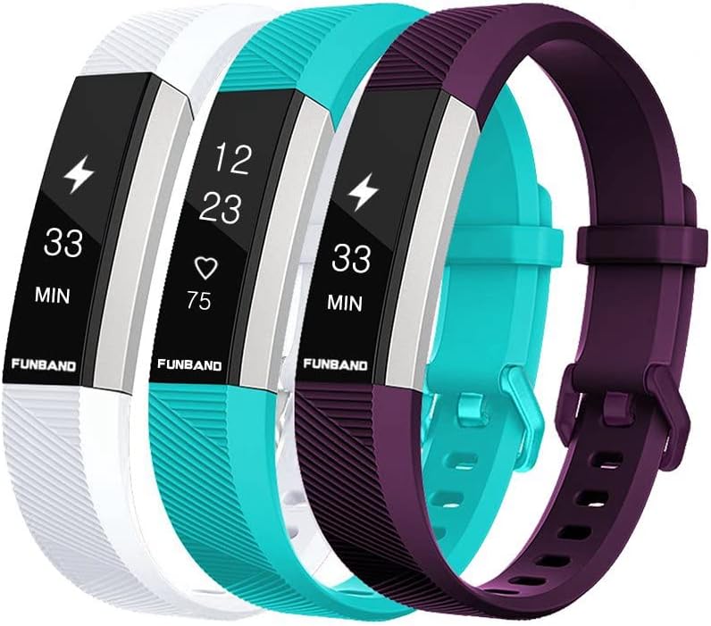FunBand Correa para Fitbit Alta HR y Fitbit Alta, Edición Especial Soft Silicona Deportes Recambio de Pulseras Ajustable Reemplazo Accesorios para Reloj Fitbit Alta HR y Fitbit Alta