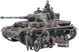 Tamiya 25209 1:35 DT. PzKpfw.IV Ausf.G m. Krad Ost F. Kit de modélisme, kit Plastique, kit à Assembler, kit de réservoir