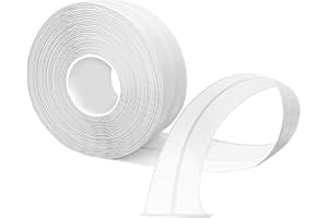 TAOYIO Plinthe Souple Autoadhésive,6M PVC Plinthe Adhesive20x20mm, Plinthe Cuisine Corniere PVC Autocollante pour Cuisine et salle de bain 2x2 blanc