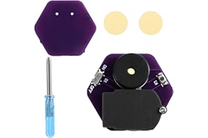 BTFO Cricket Noise Maker Prank, Sześciokątne Geometryczne Urządzenie Robienia Psikusów z 16 Dźwiękami Ukryta Irytująca Maszyna Psikusów Imprezy do Biura Domu Szkoły i Samochodu (Fioletowy)