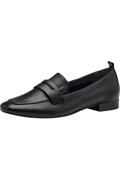 Mocassin Rieker Femme 46262 - Confort Maximal, Style Nocturne, Facile à Enfiler - Noir - 14