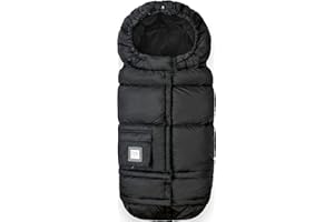 7 A.M. 7AM Enfant Stroller, Carseat Footmuff - Blanket 212 Evolution Cover for Car Seat & Stroller, Adjustable Cold Weather, Water Repellent, Warm Sleeping Bag for Baby & Infant, Grows with Child (6M - 4T)