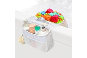 DASIAUTOEM Contenitore per giocattoli da bagno, giocattolo da bagno, borsa in rete, giocattolo da bagno, organizer da appendere, borsa per riporre e organizzare i giocattoli, adatto per bagni e