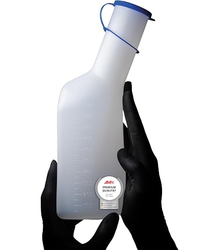Urinoir Portable Unisexe 1000 Ml – Antifuite, Couvercle Vissant, Pour Voyage, Camping, Voiture