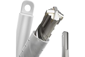 ZENIX SDS Plus Bohrer 10x160mm - Professioneller Betonbohrer mit 4 Schneiden - Ideal für Stein, Naturstein, Ziegelmauer & Stahlbeton​