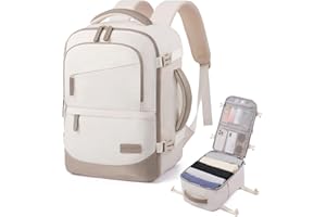 LOVEVOOK Cabin Bags 40x20x25 for Ryanair, Travel Backpack with 3 Front Pockets, Hand Luggage Bag with Dry and Wet Separation, Small Under Seat Carry-on Bag Rucksack for Travelling Airplanes Flight