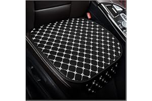 JNNJ 2 Pièces Protecteur Sièges Avant Doux Confort, Coussin pour Siège Avant Voiture avec Fond Antidérapant, Protecteur Sièges De Voiture Avant Doux Confort, Housse Siège Auto pour Camion(Blanc)